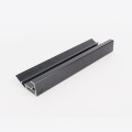 Brush anodized square tube aluminium profile for industry from China